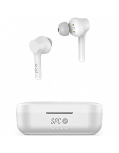 Auriculares micro spc zion air pro blanco bluetooth 5.0 -  estuche de carga -  hasta 10 m -  ipx5