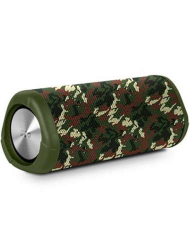 Altavoz spc tube camuflaje bluetooth 10w -  120h bateria -  waterproof -  alcance hasta 10m