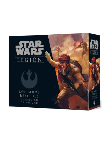 Juego de mesa star wars legión: soldados rebeldes pegi 14