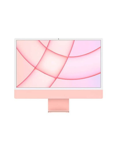 Ordenador all in one apple imac 24pulgadas retina 4.5k 2021 chip m1 8c -  8gb -  ssd256gb -  gpu 7c rosa