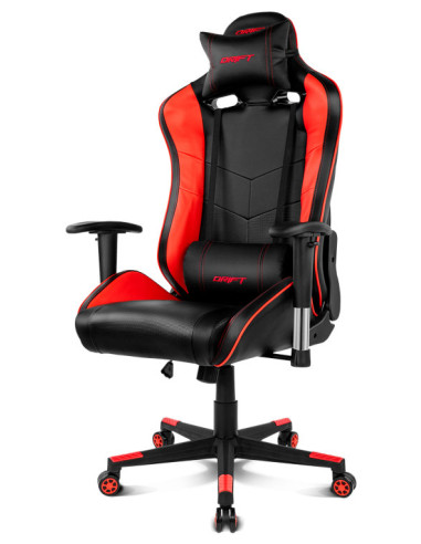 Silla gaming drift dr85br negro - rojo