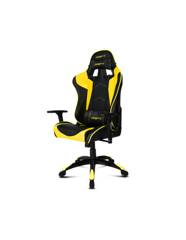 Silla gaming drift dr300 negro - amarillo