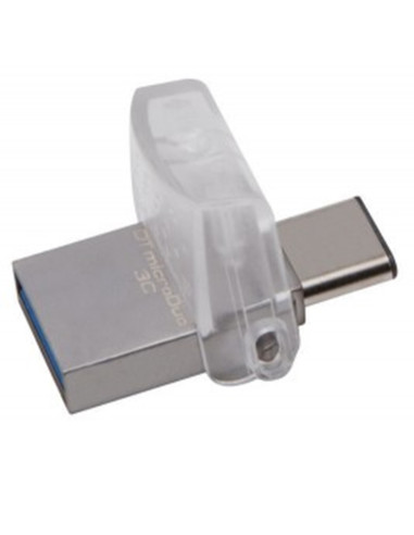 Memoria usb 3.0 usb tipo c kingston 64gb datatraveler micro duo