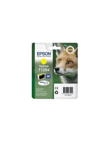 Cartucho tinta epson t1284 amarillo 3.5ml s22 - sx125 - sx420w - sx425w - bx305f - bx305fw -  zorro