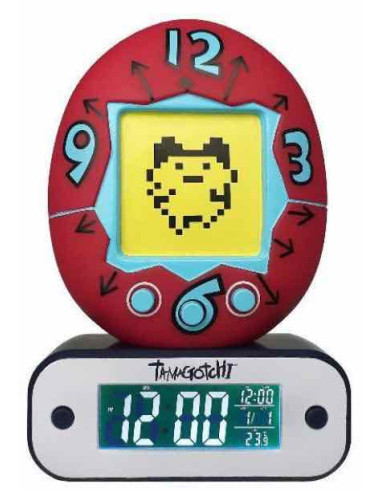 Lampara reloj despertador teknofun madcow entertainment tamagotchi