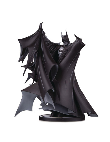 Batman b&w black and white by todd mcfarlane deluxe estatua 24 cm batman univers