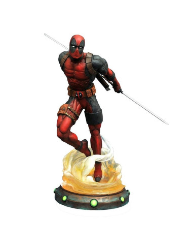 Figura diamond collection gallery marvel deadpool base efecto pvc