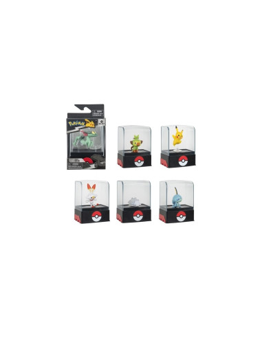 Figura pokemon con vitrina