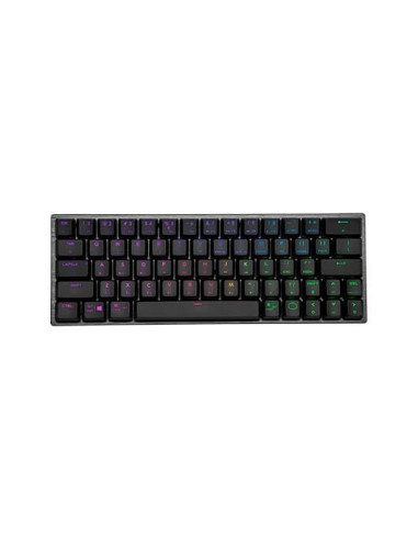 Teclado mecanico coolermaster ck 622 red switch space gray -  rgb -  usb -  bluetooth 4.0