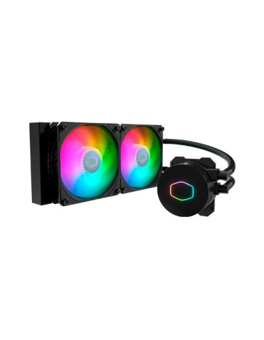 Refrigeracion liquida coolermaster ml240l v2 argb 2 ven 120mm argb -  multisocket -  bloque argb