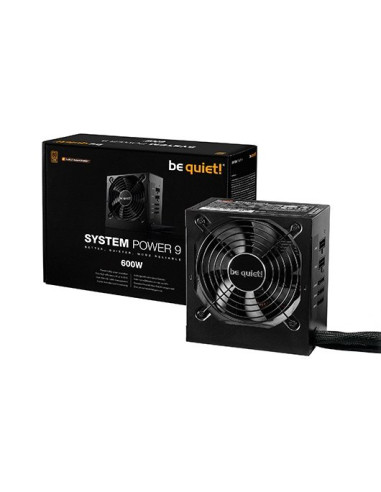 Fuente alimentacion be quiet! system power 9 gaming atx 600w