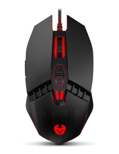 Mouse ratón gaming krom kalax 3200 dpi 7 colores led