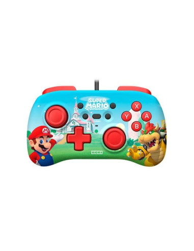 Gamepad hori controller mini super mariob para nintendo switch