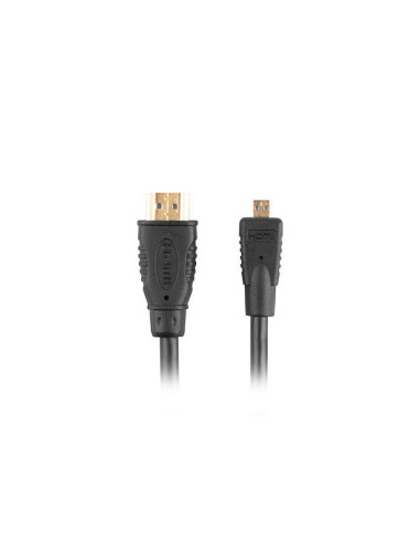 Cable hdmi lanberg m a hdmi micro h v1.4 4k 3d 1m negro