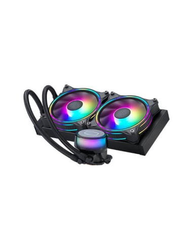 Disipador refrigeracion liquida cooler master ml240 illusion 2 ven 120mm argb -  multisocket