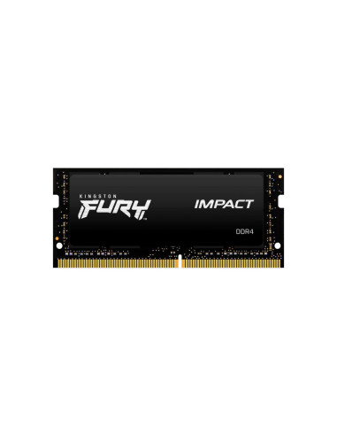 Memoria ram ddr4 16gb kingston - 3200mhz - pc4 - 25600 - fury impact - 1.2v - sodimm