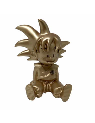 Figura hucha plastoy dragon ball son goku dorado