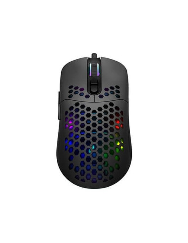 Mouse raton optico deepcool mc310 negro cable 1.3m -  7 botones -  12800 dpi -  rgb