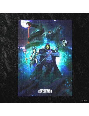 Puzzle amos del universo revelacion skeletor & evil lyn 1000 piezas