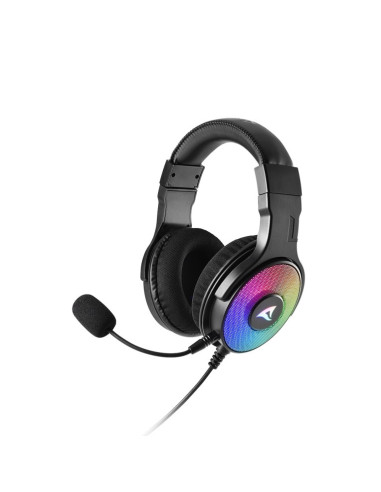 Auriculares gaming sharkoon rush er40 negro microfono alambrico rgb