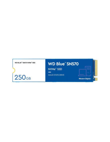 Disco duro interno ssd wd western digital blue wds250g3b0c 250gb m.2 nvme pci express