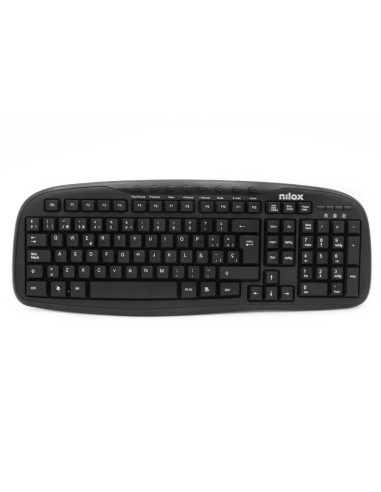 Teclado multimedia nilox usb negro