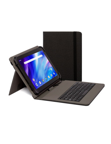 Funda con teclado nilox para tablet 10.5pulgadas usb negra