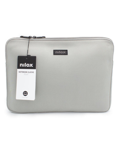 Funda nilox para portatil 15.6pulgadas gris