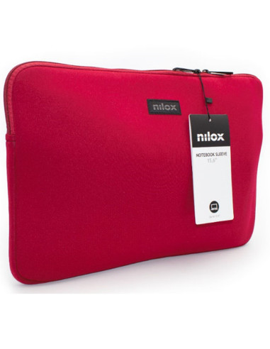 Funda nilox para portatil 15.6pulgadas rojo