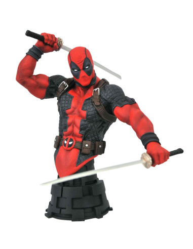 Figura diamond collection marvel deadpool busto 1 - 7 escala