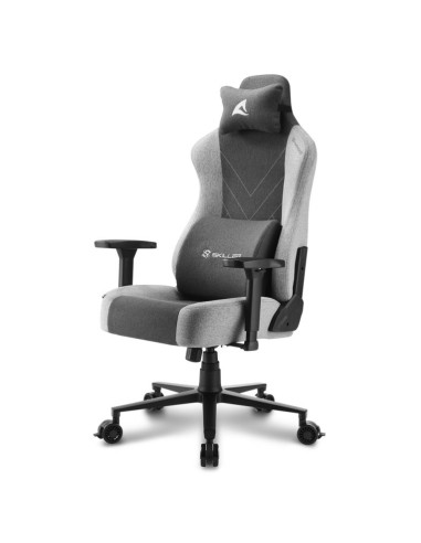 Silla gaming sharkoon skiller sgs30 fabric gris 165º