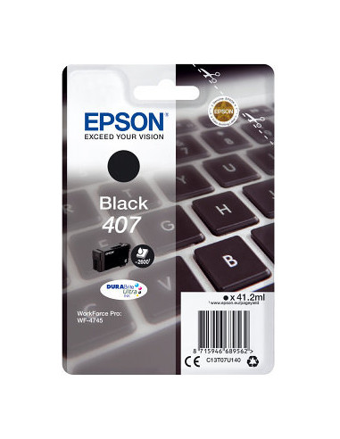 Cartucho tinta epson 407 negro