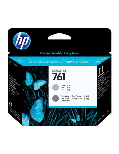 Cabezal hp 761 gris y gris oscuro