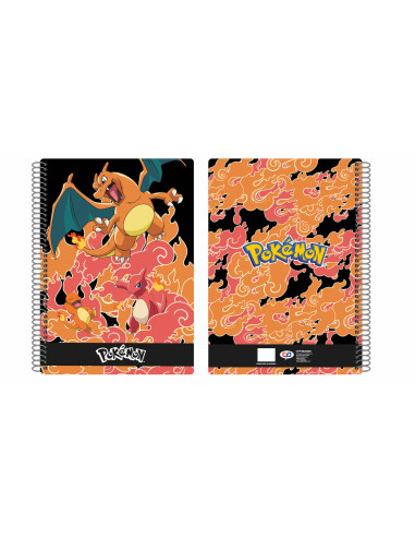 Cuaderno folio cyp brands 80 hojas pokemon charmander