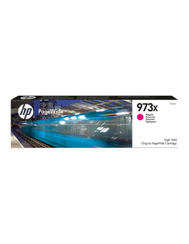 Cartucho tinta hp original cartridge nº 973x magenta pagewide f6t82ae