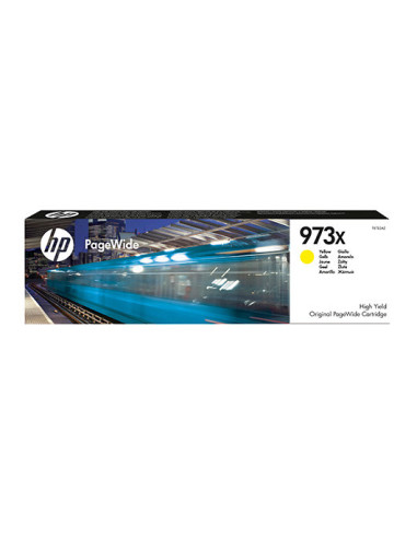 Cartucho tinta hp original cartridge nº 973x yellow pagewide f6t83ae