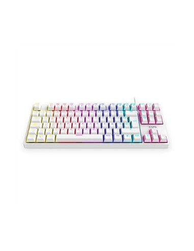 Teclado mecanico energy sistem esg k7 silent ninja led rainbow -  88 teclas antighosting -  pc