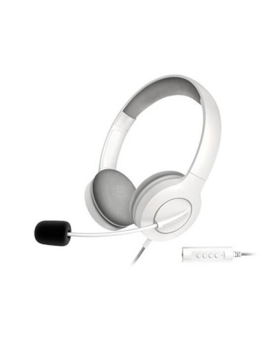 Auriculares micro energy sistem office 3 blanco supraural -  40mm -  jack 3.5mm -  antipop -  20hz -  32ohms