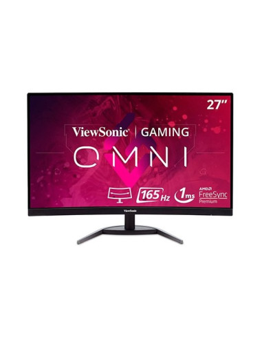 Monitor led gaming 27pulgadas viewsonic vx2768 - pc - mhd negro va - fhd - 165hz - 1ms - 2 x hdmi -  dp - f - sync pm - vesa