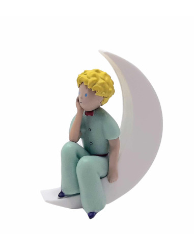 Figura plastoy series tv el principito el principito sentado en la luna pvc