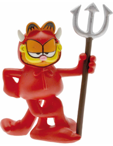 Figura plastoy series tv garfield garfield demonio pvc