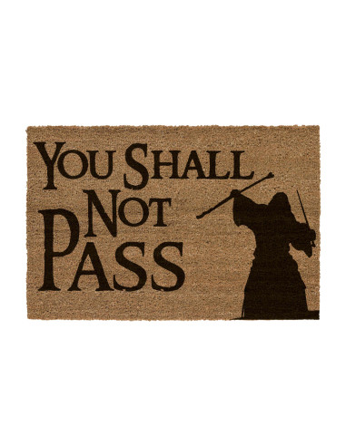 Felpudo 60x40 you shall not pass el seor de los anillos