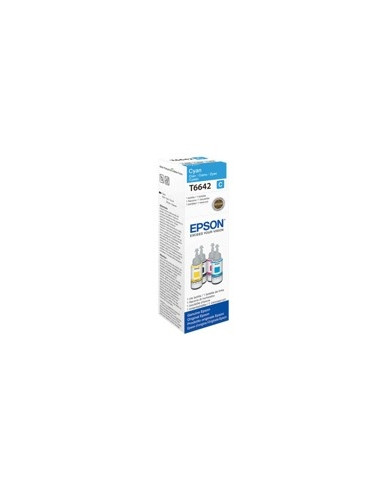 Cartucho ecotank epson 664 t664240 70ml l355 - l555 cyan