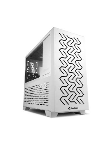 Caja ordenador gaming sharkoon ms - z1000 matx 2 x usb 3.0 sin fuente blanco