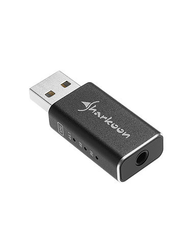 Tarjeta de sonido sharkoon gaming dac pro s v2 usb