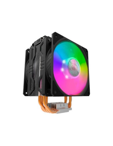 Ventilador disipador coolermaster hyper 212 turbo argb 2 x 120mm argb -  altura 159mm -  multisocket