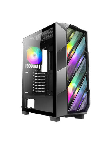 Caja ordenador gaming antec nx700 atx 2 x usb 2.0 1 x usb 3.0 sin fuente neg argb