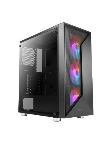 Caja ordenador gaming antec nx320 atx 2 x usb 2.0 1 x usb 3.2 sin fuente