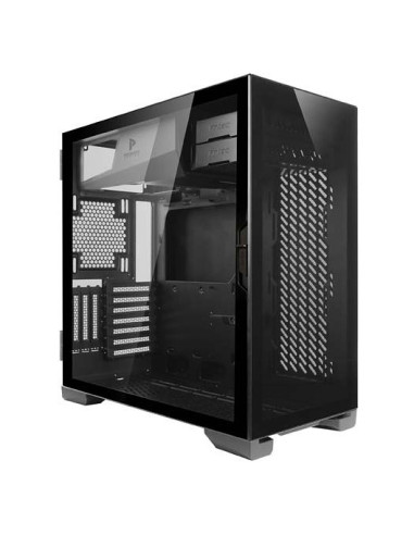 Caja ordenador gaming antec p120 crystal atx 2 x usb 3.2 sin fuente negro