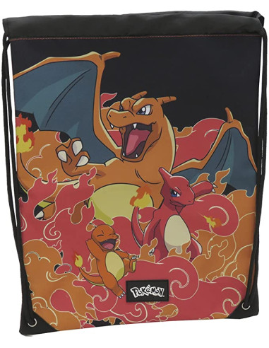 Saco mochila cyp brands pokemon charmander charmeleon charizard